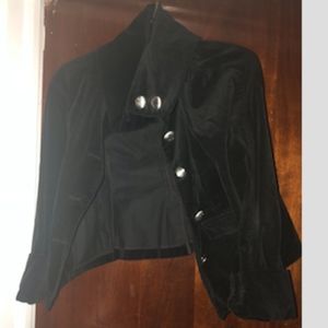 Velvet Michael Kors Jacket with high neck collar